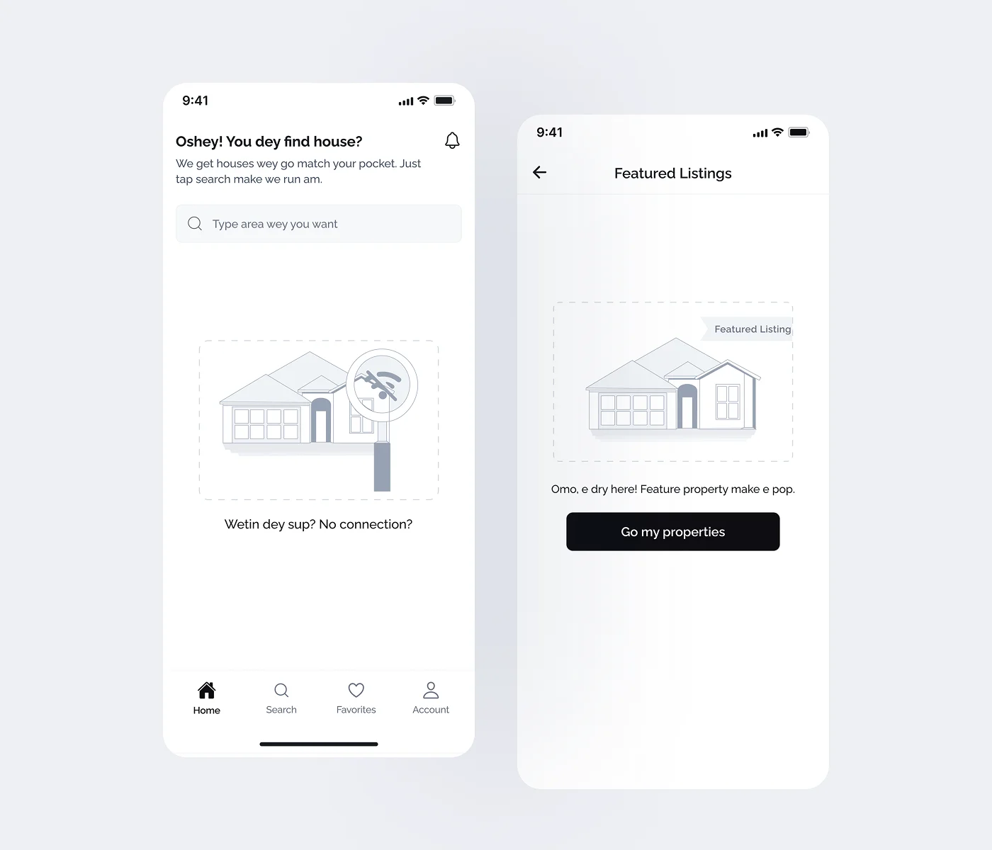 Property Search Empty States